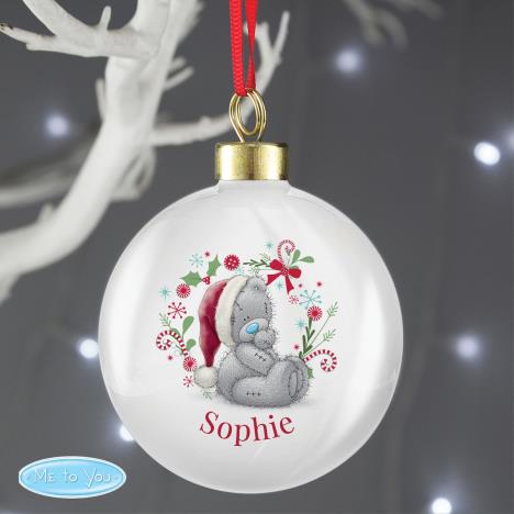 Personalised Me to You Bear Christmas Bauble Extra Image 2